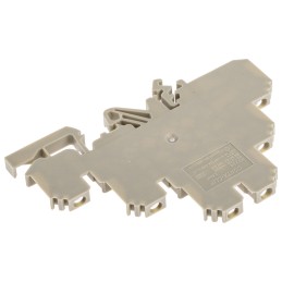 5 pcs - RS PRO Beige Feed Through Terminal Block, Triple-Level, Screw Termination
