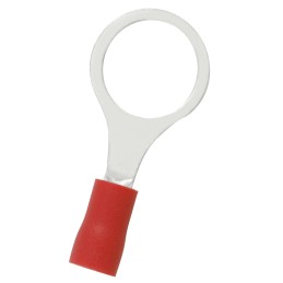 300 pcs - RS PRO Insulated Ring Terminal, 10.5mm Stud Size, 0.5mm² to 1.5mm² Wire Size, Red