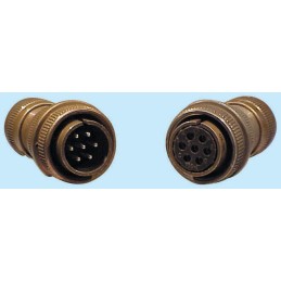 1 pcs - Glenair 10 Way Cable Mount MIL Spec Circular Connector Plug, Socket Contacts,Shell Size 18, MIL-DTL-5015