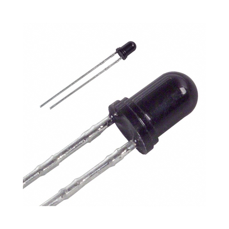 60 pcs - RPT-37PB3F RPT-37PB3F ROHM, RPT-37PB3F ±36 ° IR Phototransistor, Through Hole 2-Pin