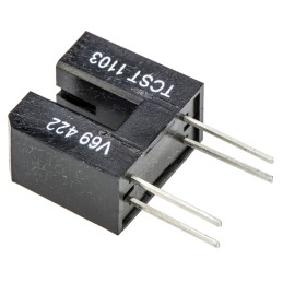 20 pcs - TCST1103 TCST1103 Vishay, Through Hole Slotted Optical Switch, Phototransistor Output