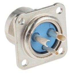 1 pcs - Jaeger 3 Way Panel Mount MIL Spec Circular Connector Receptacle, Socket Contacts,Shell Size 1, MIL-DTL-5015