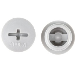 50 pcs - 52006110 Lapp Blanking Plug, M16, Fibreglass Nylon, 20mm Diameter, Threaded