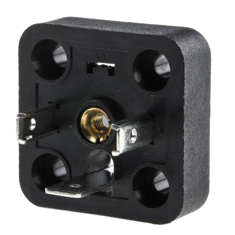 20 pcs - RS PRO 2P+E DIN 43650, Male Solenoid Valve Connector, N, 250 V ac Voltage