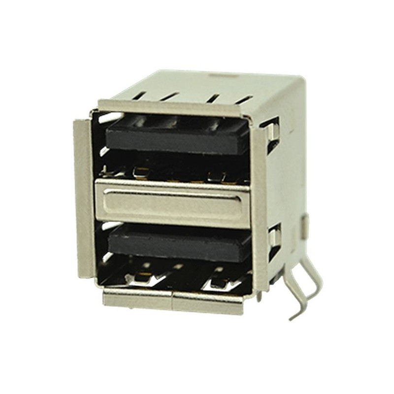 20 pcs - UJ2-ADH-1-TH CUI Devices Horizontal, Through Hole Type Standard A Type 2 USB Connector