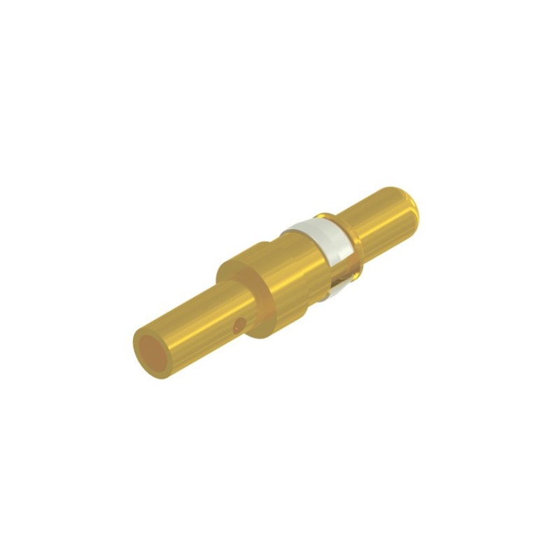 10 pcs - 131C11029X CONEC size 3.6mm Male Crimp D-Sub Connector Power Contact, Gold over Nickel Power, 14 - 12 AWG