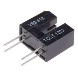20 pcs - TCST1202 TCST1202 Vishay, Through Hole Slotted Optical Switch, Phototransistor Output