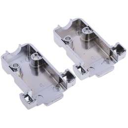 20 pcs - MHCCOV-9SC-MP MH Connectors MHCCOV-MP Series ABS D Sub Backshell, 9 Way, Strain Relief