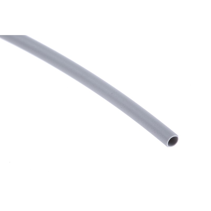 50 pcs - 308-30162 HIS-3-BAG-1.5/0.5-PO-X-GY HellermannTyton Heat Shrink Tubing, Grey 1.5mm Sleeve Dia. x 200mm Length 3:1 Ratio