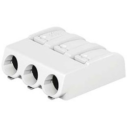 20 pcs - 2061-603/998-404 Wago 2061 Series PCB Terminal Block, 3-Pole, Female, 3-Way, PCB Mount, 10 (UL) A, 17.5 (IEC/EN 60664-1