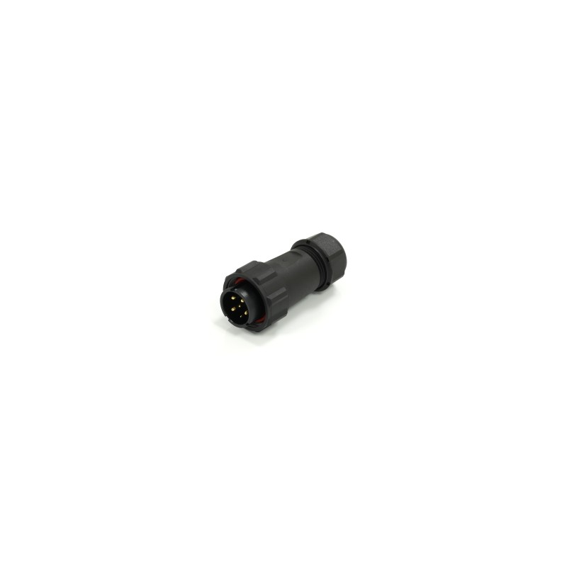 1 pcs - RS PRO Circular Connector, 6 Contacts, Cable Mount, 21 mm Connector, Plug, Male, IP68