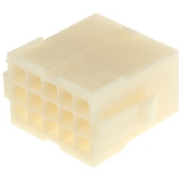 20 pcs - 172163-1 TE Connectivity, Mini-Universal MATE-N-LOK Female Connector Housing, 4.2mm Pitch, 15 Way, 3 Row