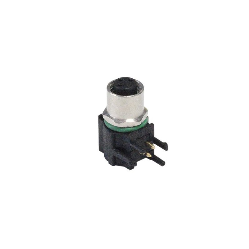 1 pcs - Bulgin Circular Connector, 3 Contacts, Panel Mount, M8 Connector, Socket, Female, IP67, Buccaneer M8 Series