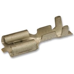 300 pcs - 35725-2410 Molex Quick Disconnect Uninsulated Female Spade Connector, Receptacle, 6.35 x 0.8mm Tab Size