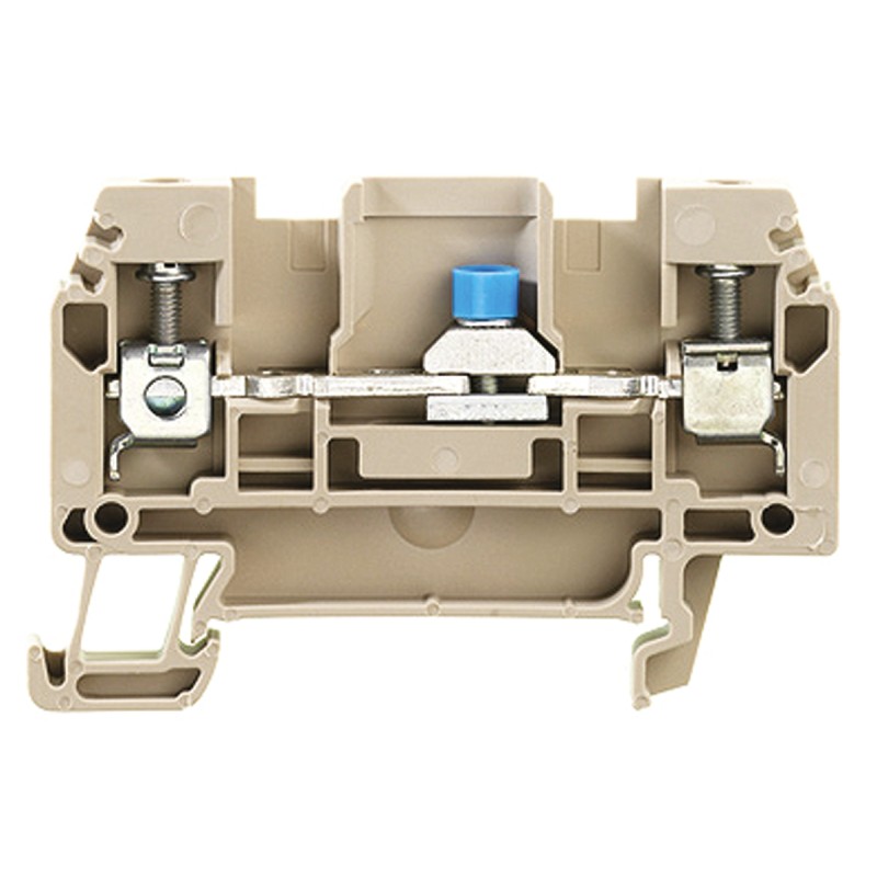 5 pcs - Weidmüller W Series Brown Disconnect Terminal Block, Single-Level, Screw Termination