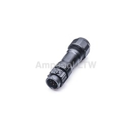 1 pcs - Amphenol Industrial Circular Connector, 5 Contacts, Cable Mount, Plug, Male, IP68, X-Lok Series
