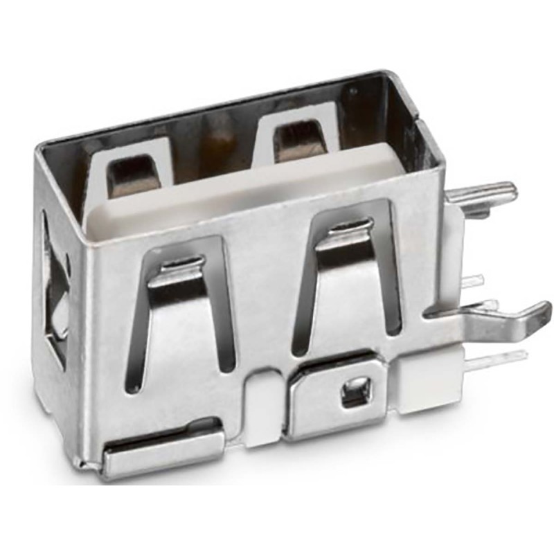20 pcs - 614004184726 Wurth Elektronik Right Angle, Through Hole, Socket Type A USB Connector