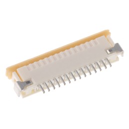 200 pcs - Molex, Easy-On, 52207 1mm Pitch 14 Way Right Angle Female FPC Connector, ZIF Top Contact