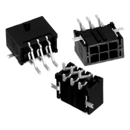 20 pcs - 662004231722 Wurth Elektronik WR-MPC3 Series Right Angle Through Hole PCB Header, 4 Contact(s), 3.0mm Pitch, 2 Row(s), 