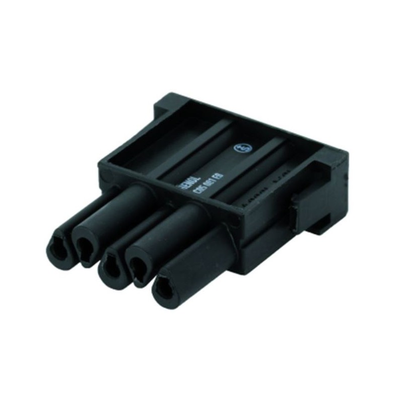 20 pcs - C146C05801E8 Amphenol Industrial Heavy Duty Power Connector Module, 16A, Female, C146 Series, 5 Contacts