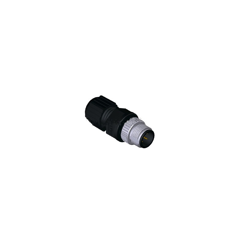 1 pcs - Amphenol Circular Connector, 5 Contacts, Cable Mount, M12 Connector, Plug, Male, IP68, M Series
