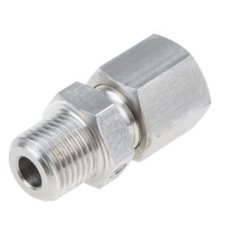 1 pcs - RS PRO In-Line Thermocouple Compression Fitting for Use with Thermocouple, 1/8 NPT, 4.5mm Probe, RoHS Compliant Standard