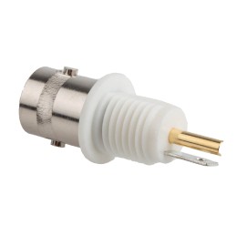 1 pcs - RS PRO, jack Panel Mount BNC Connector, 75Ω, Solder Termination, Straight Body