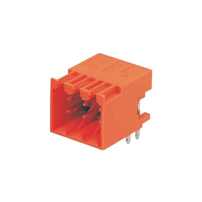 5 pcs - Weidmuller 3.5mm Pitch 14 Way Right Angle Pluggable Terminal Block, Header, Through Hole, Solder Termination