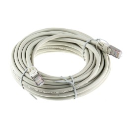 1 pcs - RS PRO Cat5 Male RJ45 to Male RJ45 Ethernet Cable, F/UTP, Grey PVC Sheath, 10m