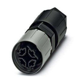 1 pcs - Phoenix Contact Circular Connector, 4 Contacts, Cable Mount, IP66, IP68, IP69K, QPD Series