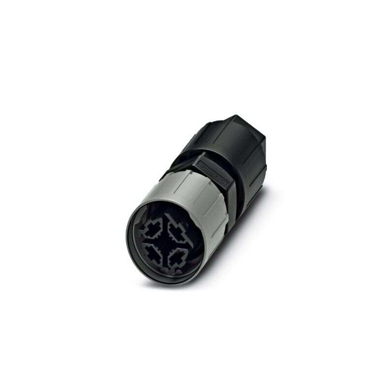1 pcs - Phoenix Contact Circular Connector, 4 Contacts, Cable Mount, IP66, IP68, IP69K, QPD Series