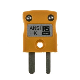 1 pcs - RS PRO In-Line Thermocouple Connector for Use with Type K Thermocouple, Miniature Size, ANSI Standard
