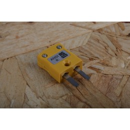 1 pcs - RS PRO In-Line Thermocouple Connector for Use with Type K Thermocouple, Miniature Size, ANSI Standard