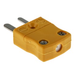 1 pcs - RS PRO In-Line Thermocouple Connector for Use with Type K Thermocouple, Miniature Size, ANSI Standard