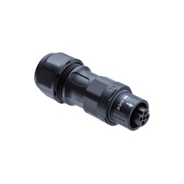 1 pcs - Amphenol Circular Connector, 5 Contacts, Cable Mount, Miniature Connector, Socket, Female, IP68, X-Lok Series