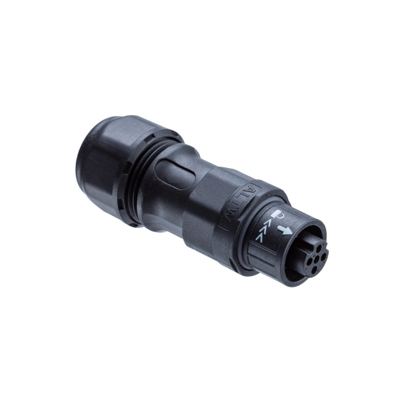 1 pcs - Amphenol Circular Connector, 5 Contacts, Cable Mount, Miniature Connector, Socket, Female, IP68, X-Lok Series