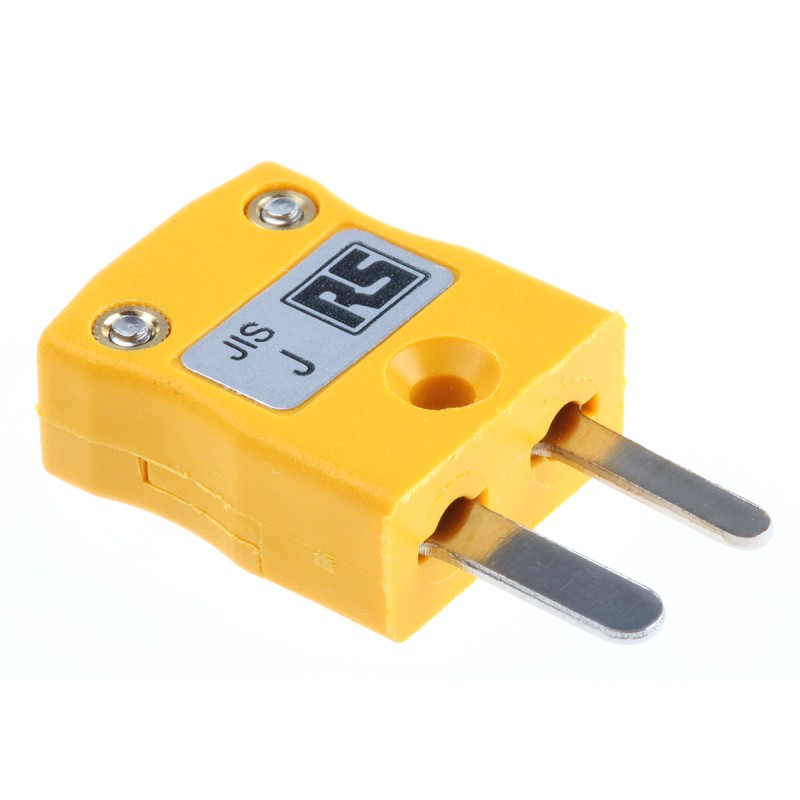 1 pcs - RS PRO In-Line Thermocouple Connector for Use with Type J Thermocouple, Miniature Size, JIS Standard