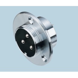 1 pcs - Nanahoshi Kagaku Circular Connector, 3 Contacts, Panel Mount, Socket, Male, NCS Series