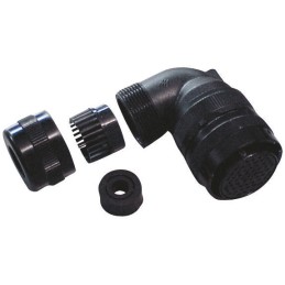 1 pcs - Glenair Right Angle 19 Way Cable Mount MIL Spec Circular Connector Plug, Socket Contacts,Shell Size 14, Bayonet Coupling