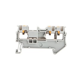 5 pcs - Phoenix Contact PT 1.5/S-TWIN Series Grey Feed Through Terminal Block, 0.14 - 1.5mm², Single-Level, Push In