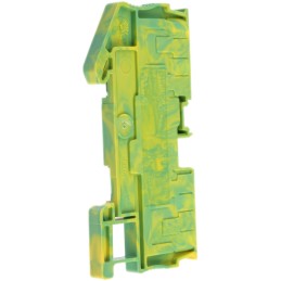 5 pcs - Phoenix Contact PT 2.5-QUATTRO-PE Series Green/Yellow Earth Terminal Block, 0.14 - 4mm², Single-Level, Push In