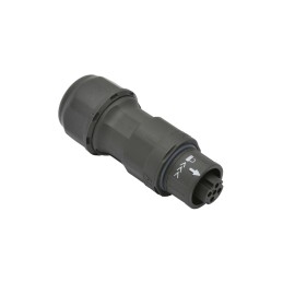 1 pcs - Amphenol Circular Connector, 4 Contacts, Free Hanging, Miniature Connector, Plug, IP68, X-Lok Series