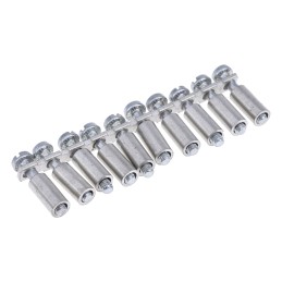 5 pcs - RS PRO Jumper Bar for Use with DIN Rail Terminal Blocks