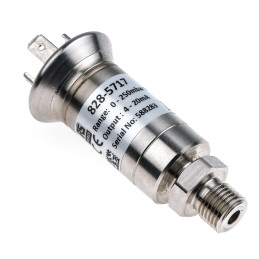 1 pcs - RS PRO Pressure Sensor, 0bar Min, 0.25bar Max, Current Output, Relative Reading
