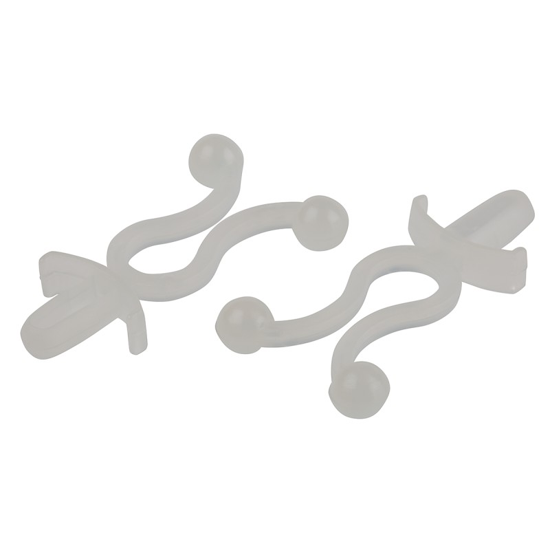 1 Bag of 25 - RS PRO Natural Nylon Bunny Clip, 10.2mm Max. Bundle