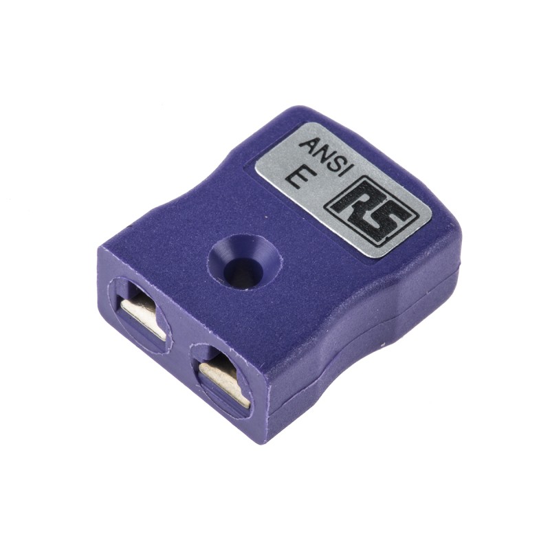 1 pcs - RS PRO Quickwire Thermocouple Connector for Use with Type E Thermocouple, Miniature Size, ANSI Standard
