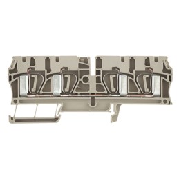 5 pcs - Weidmuller Z Series Beige Feed Through Terminal Block, Single-Level, Clamp Termination