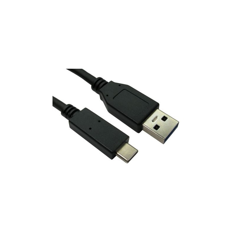 1 pcs - RS PRO USB 3.1 Cable, Male USB C to Male USB A Cable, 500mm