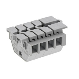 5 pcs - Wago 261 Series Grey Terminal Strip, 2.5mm², Single-Level, Cage Clamp Termination