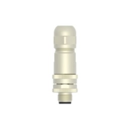 1 pcs - TE Connectivity Circular Connector, 4 Contacts, Cable Mount, M12 Connector, Plug, Male, IP67, T411 Series